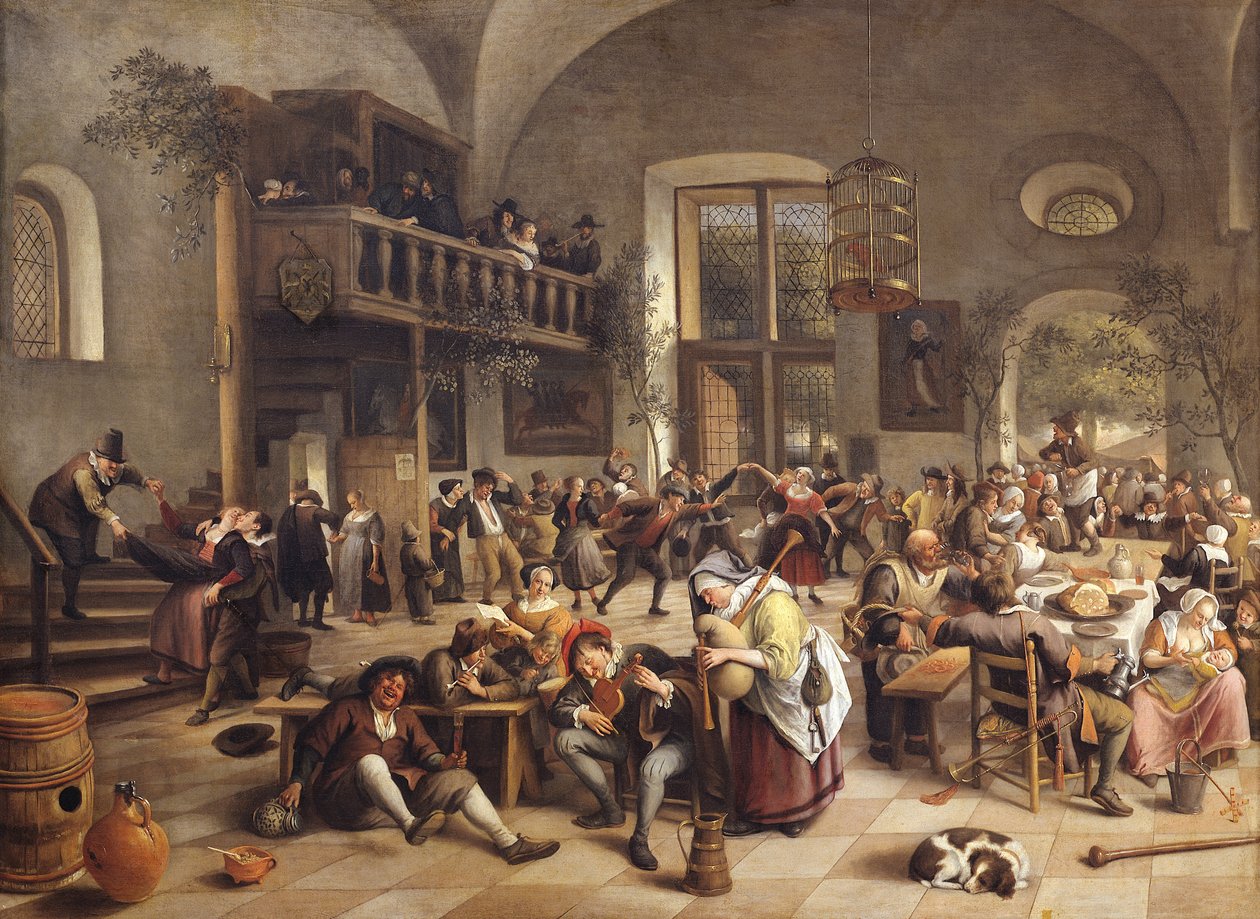 Fest i Värdshuset av Jan Havickszoon Steen