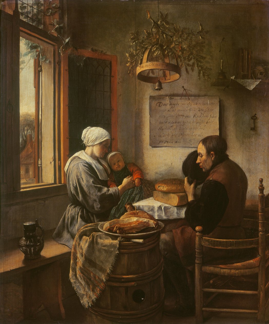 Nåd före kött, 1660 av Jan Havickszoon Steen