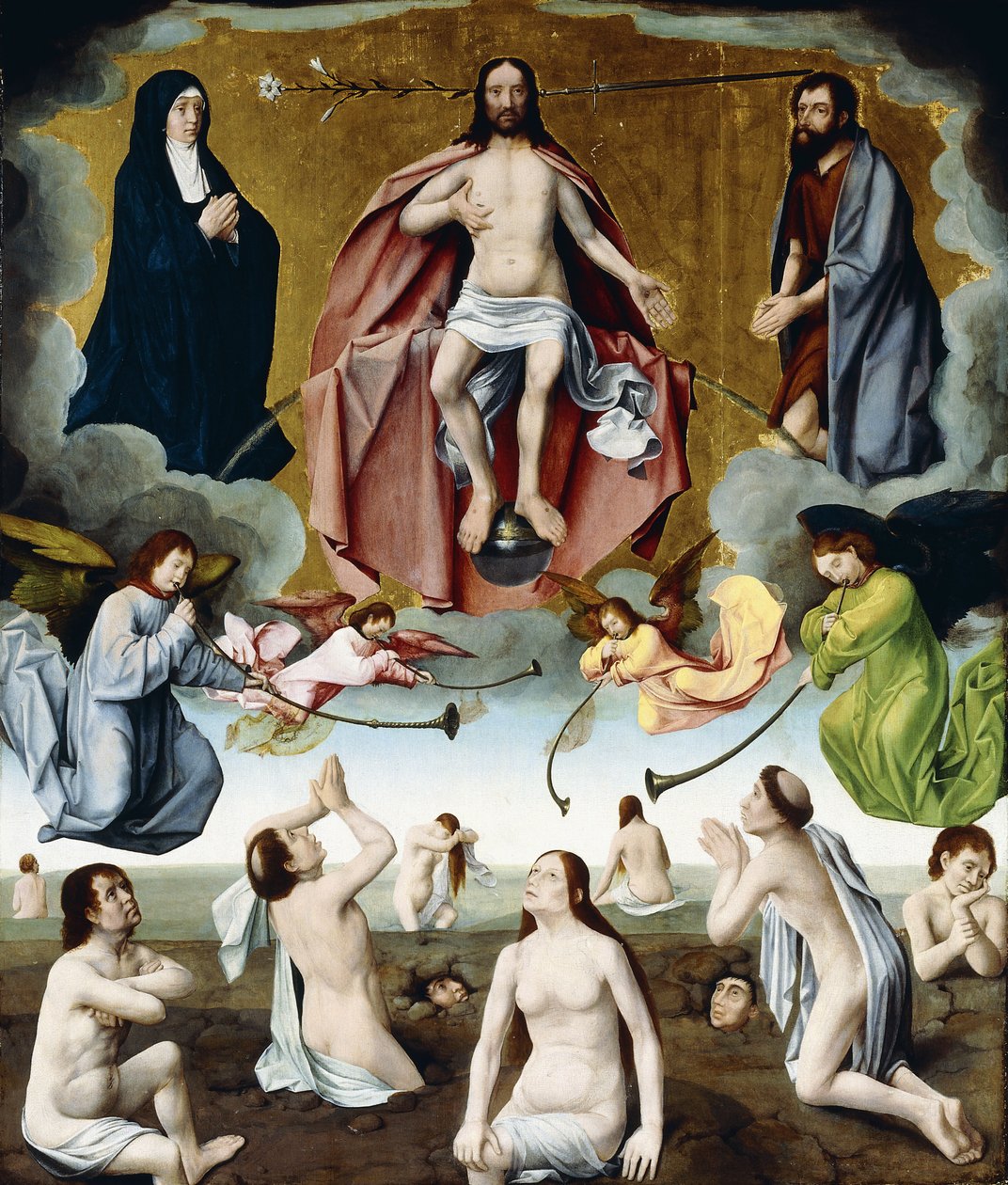 Den sista domen, c.1525 av Jan II Provost