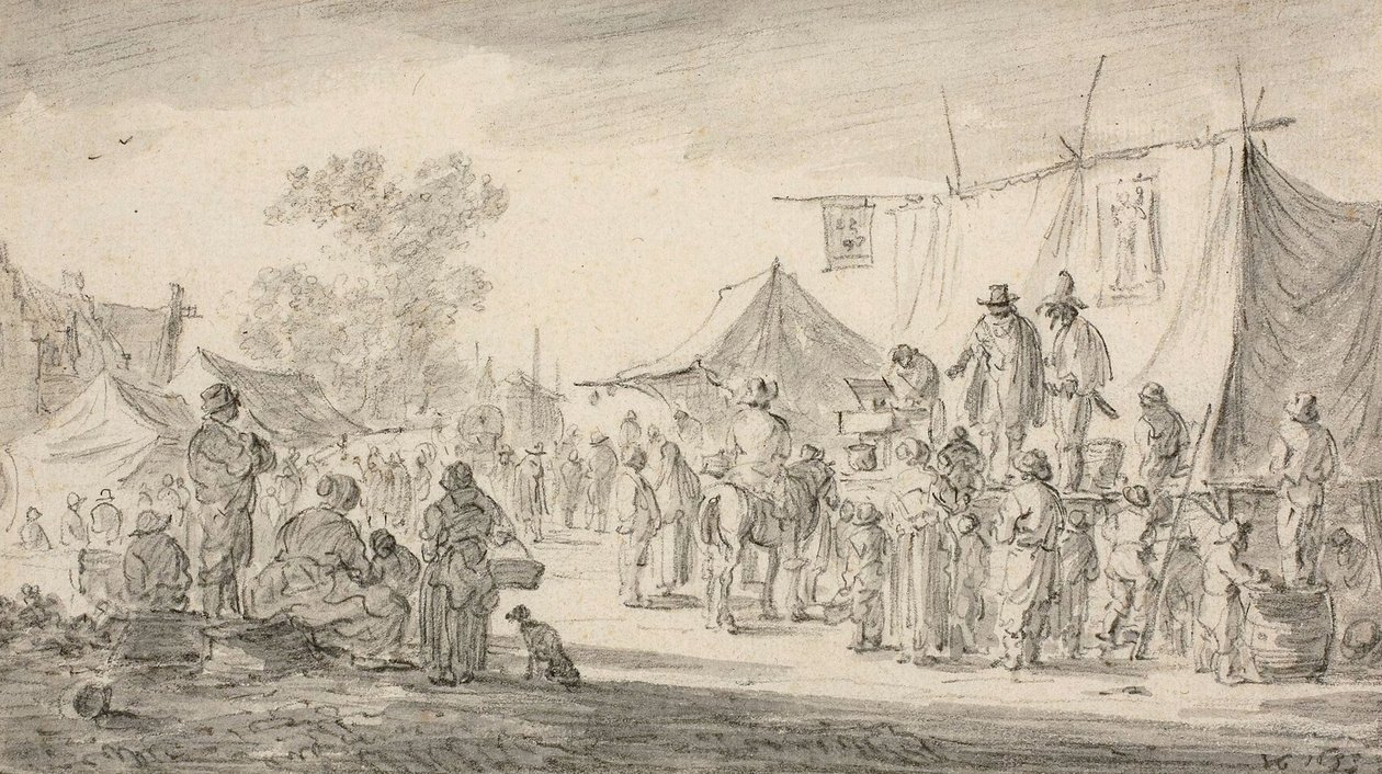 Landsmässan, 1653 av Jan Josephsz van Goyen
