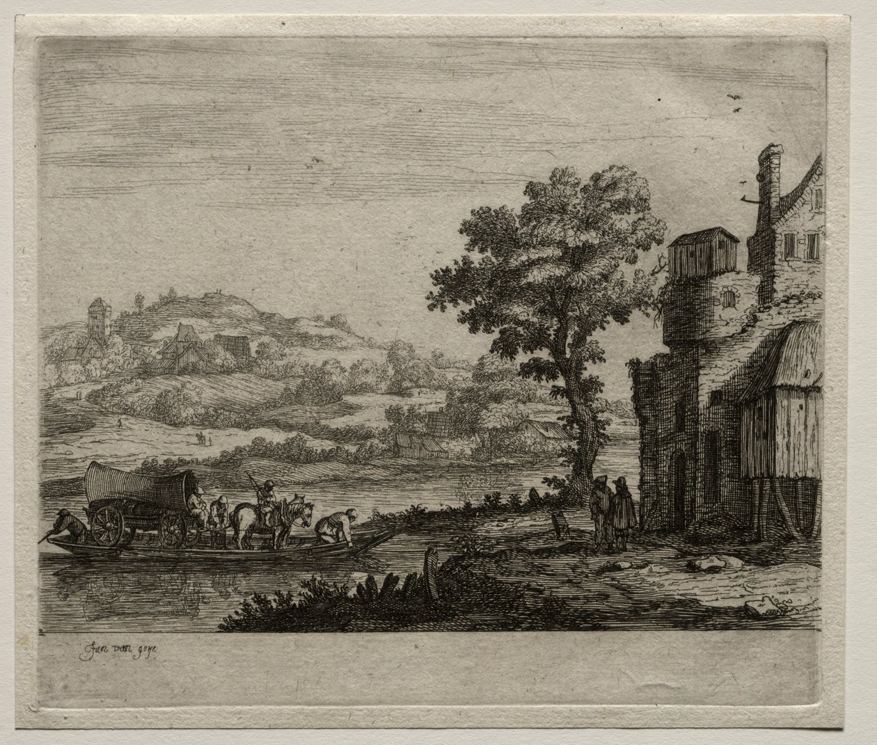 Färjan. av Jan Josephsz van Goyen