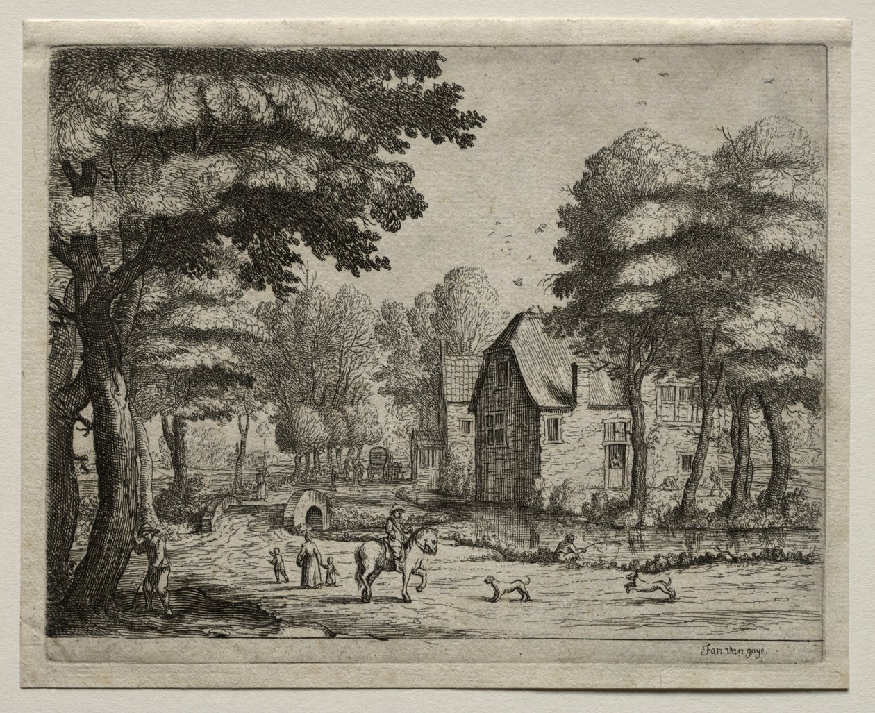 Stenbron. av Jan Josephsz van Goyen