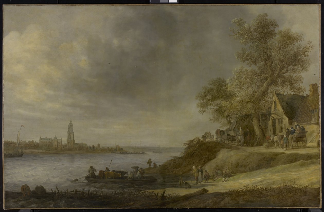 Utsikt över Rhenen, 1641 av Jan Josephsz van Goyen