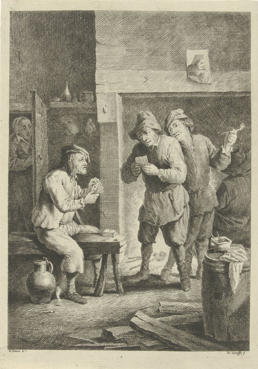 kortspelare av Jan Lauwryn Krafft (I)
