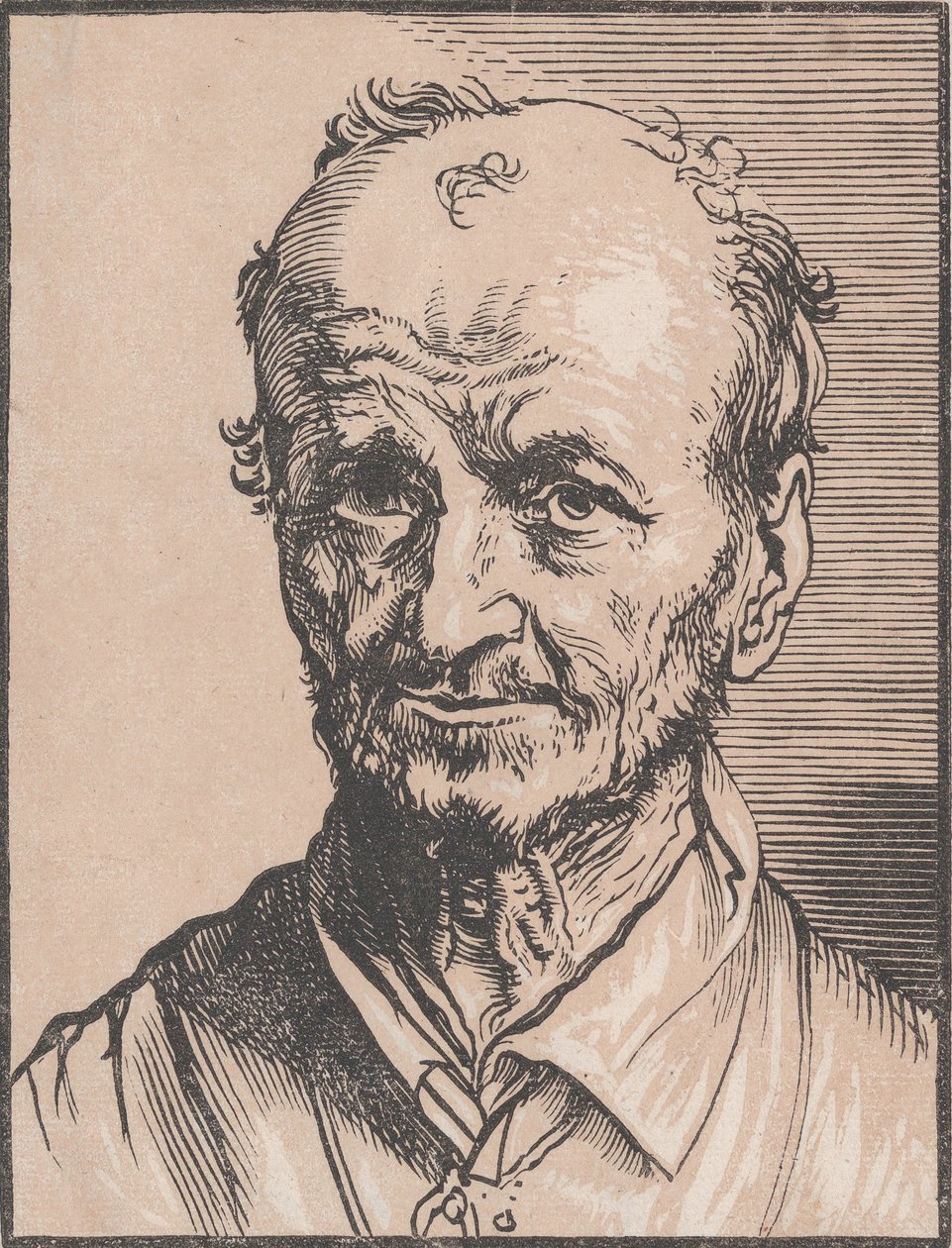 Byst av en man, 1600-talet. av Jan Lievens