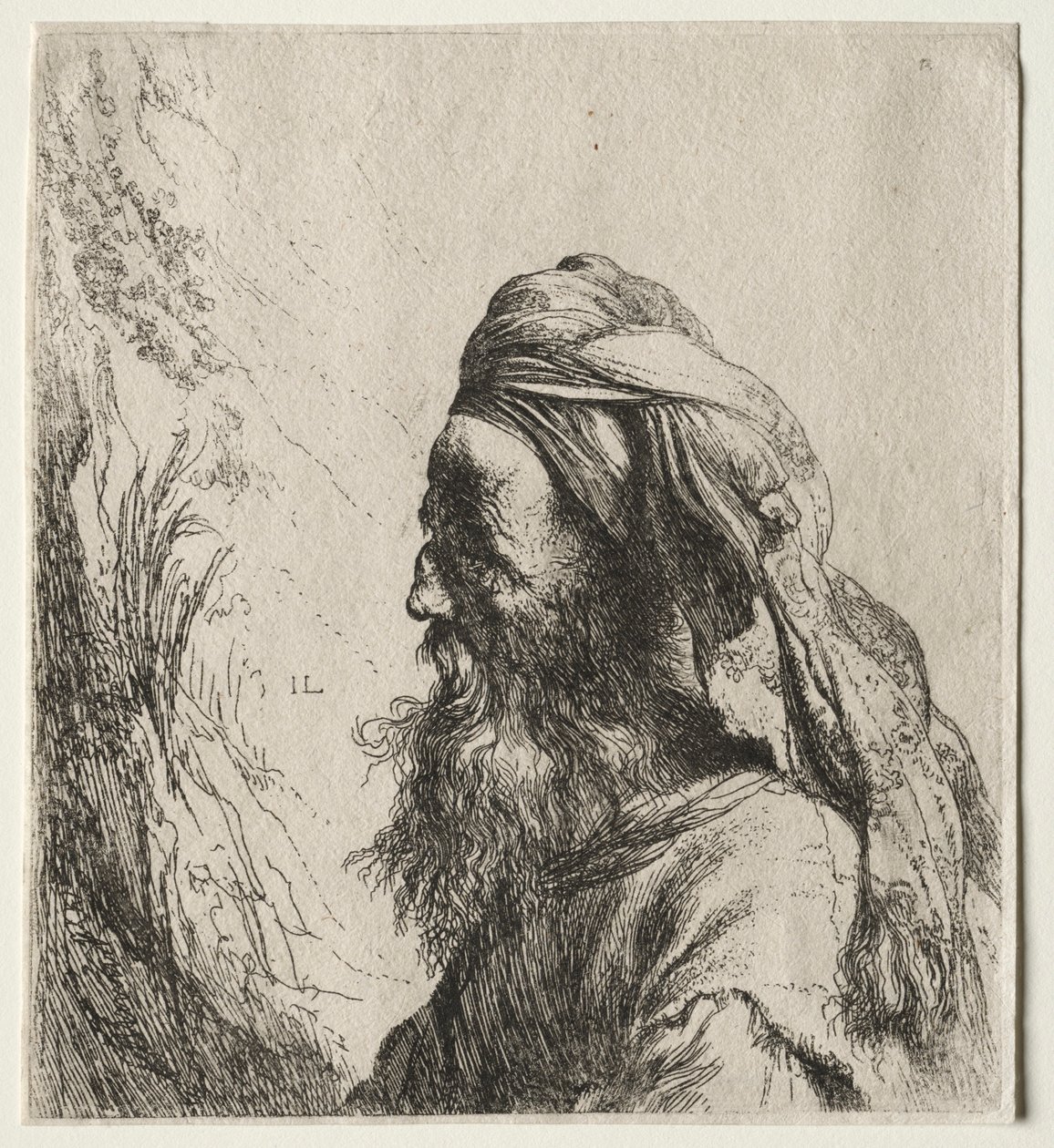 Chef för en orientalisk, 1600-tal. av Jan Lievens
