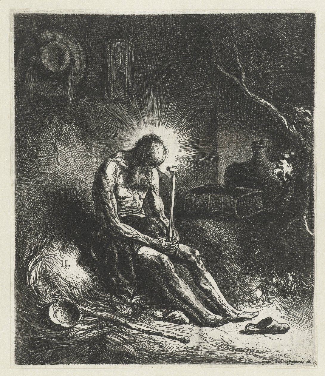 Sankt Jerome av Jan Lievens