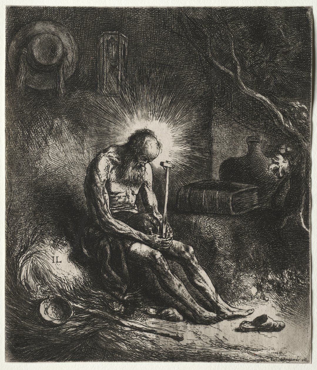 St. Jerome av Jan Lievens