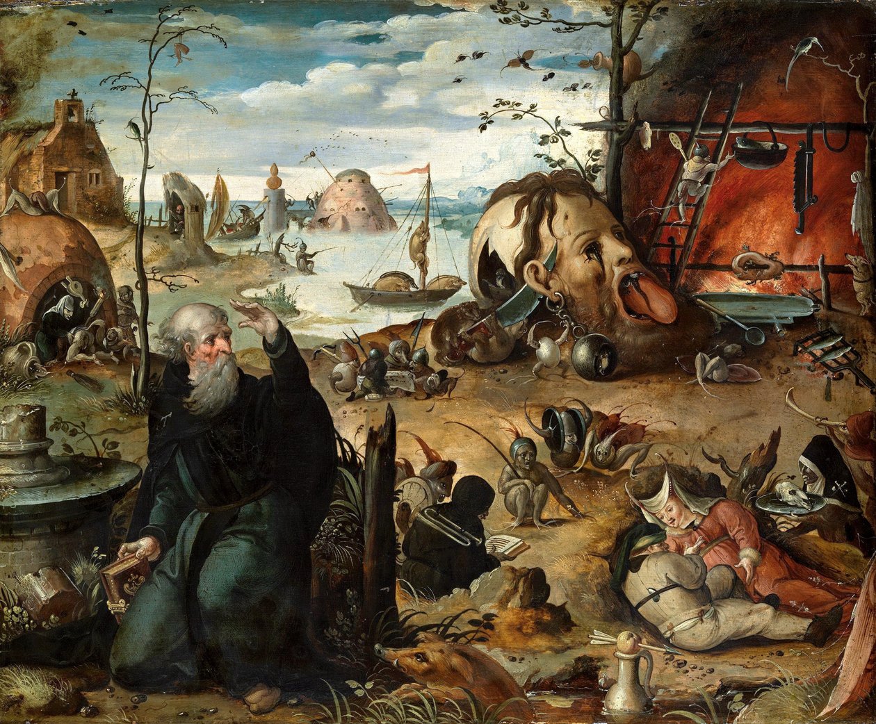 Frestelsen av Sankt Antonius av Jan Mandyn
