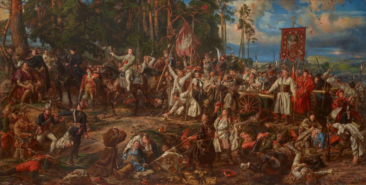 Kosciuszko i Raclawice av Jan Matejko