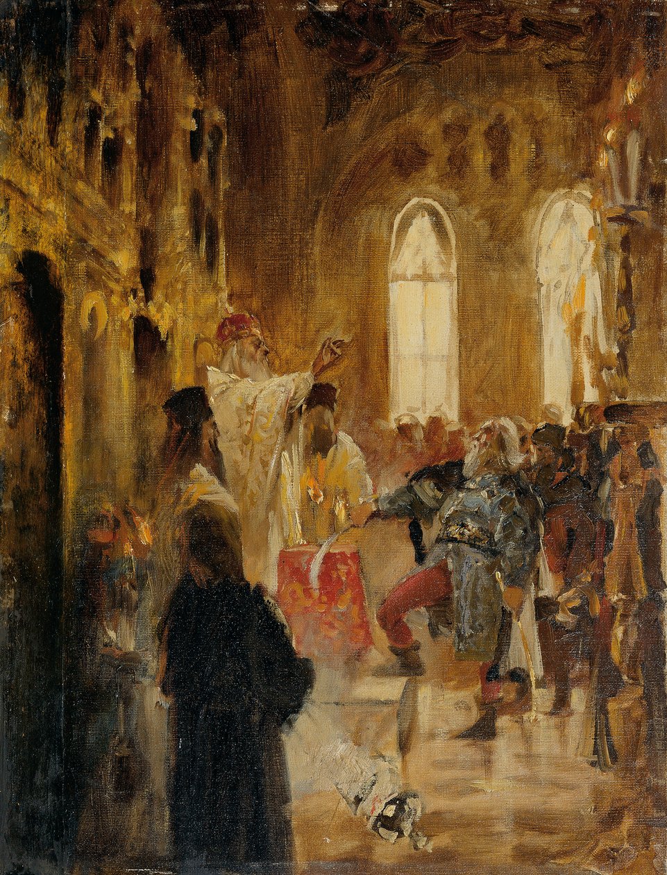 kröningsscenen av Jan Matejko
