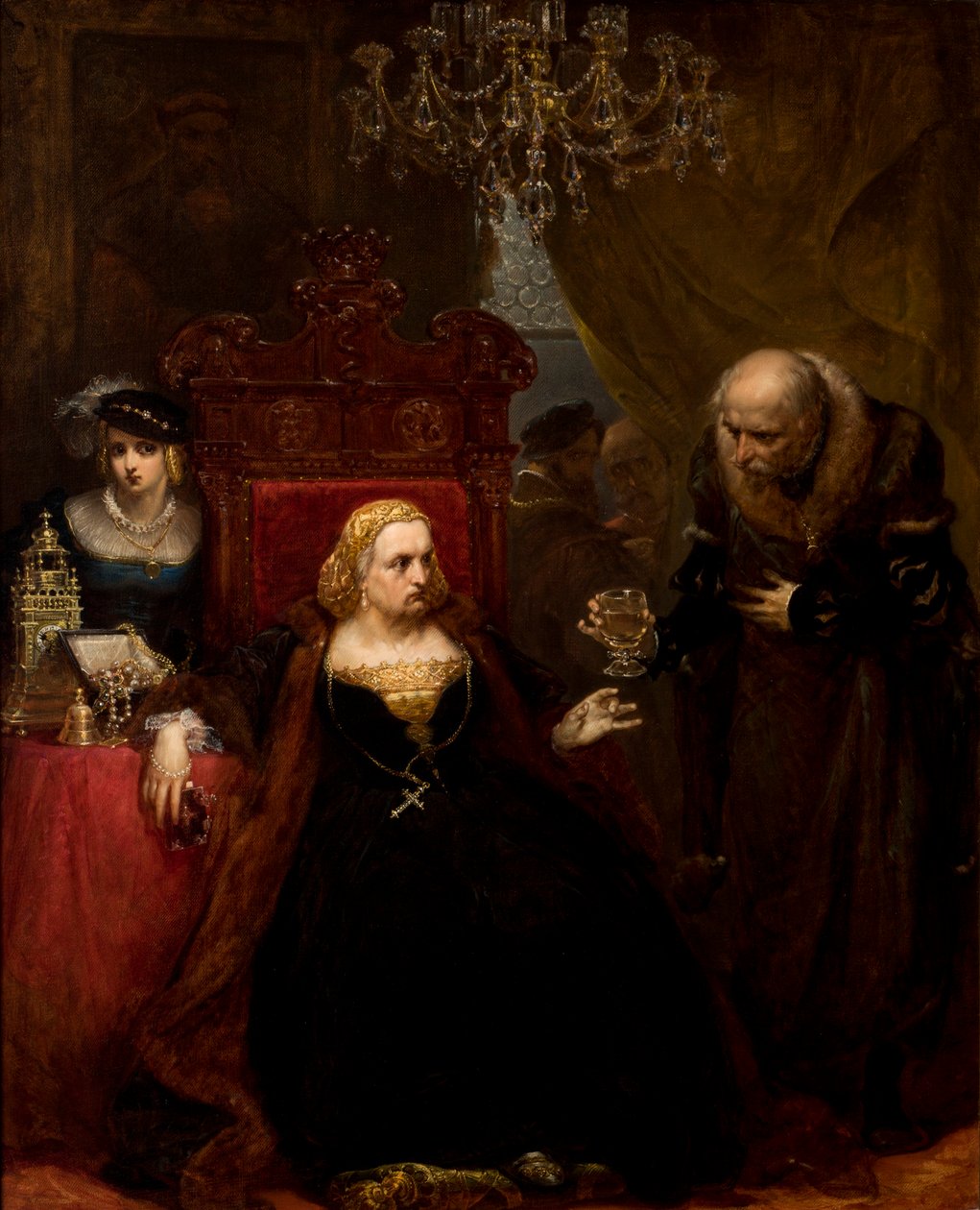 Förgiftning av drottning Bona av Jan Matejko