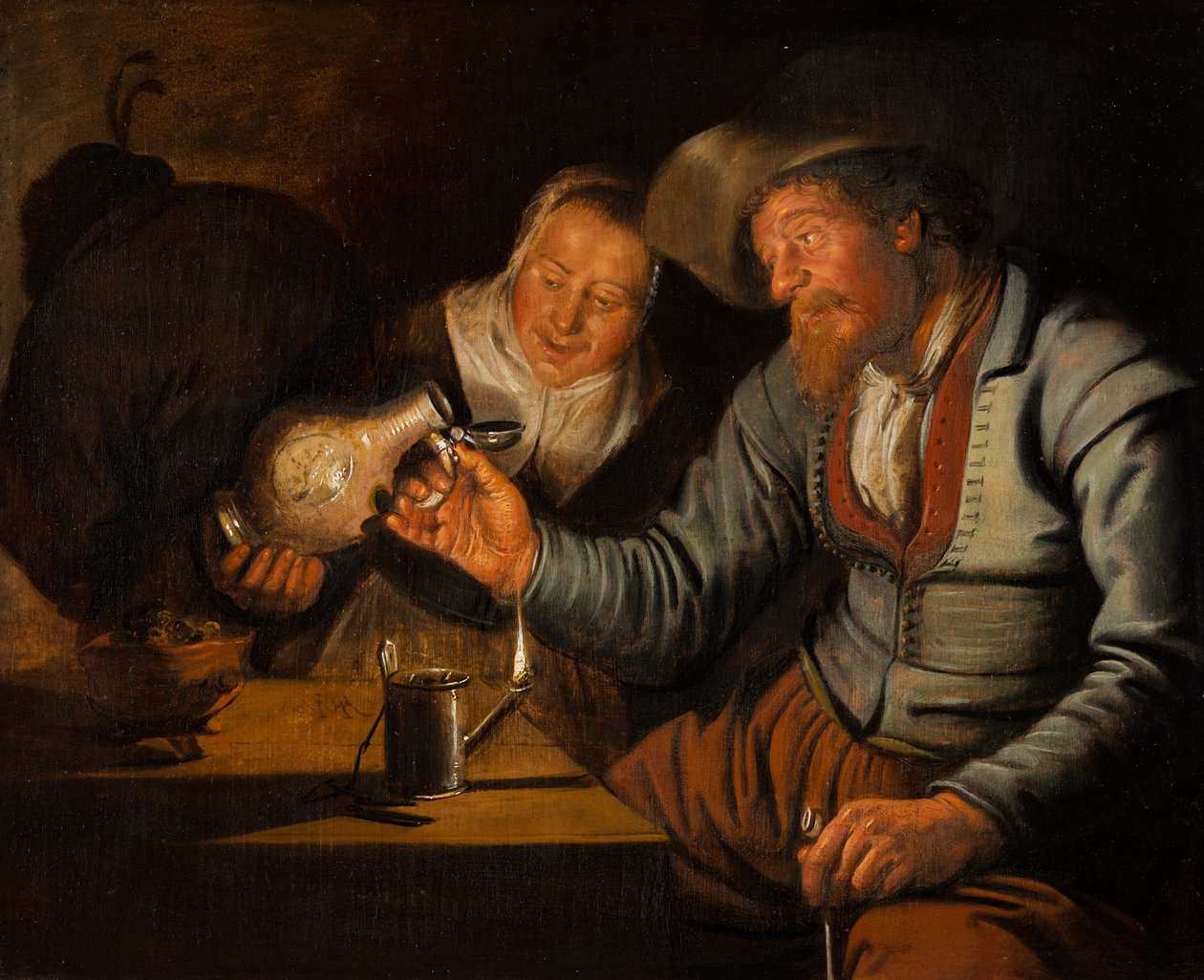 De fem sinnena: synen, 1637 av Jan Miense Molenaer