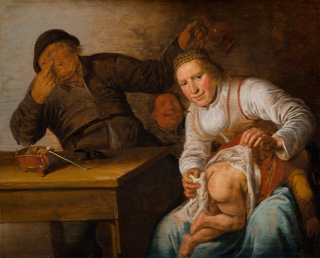 De fem sinnena: lukt, 1637 av Jan Miense Molenaer
