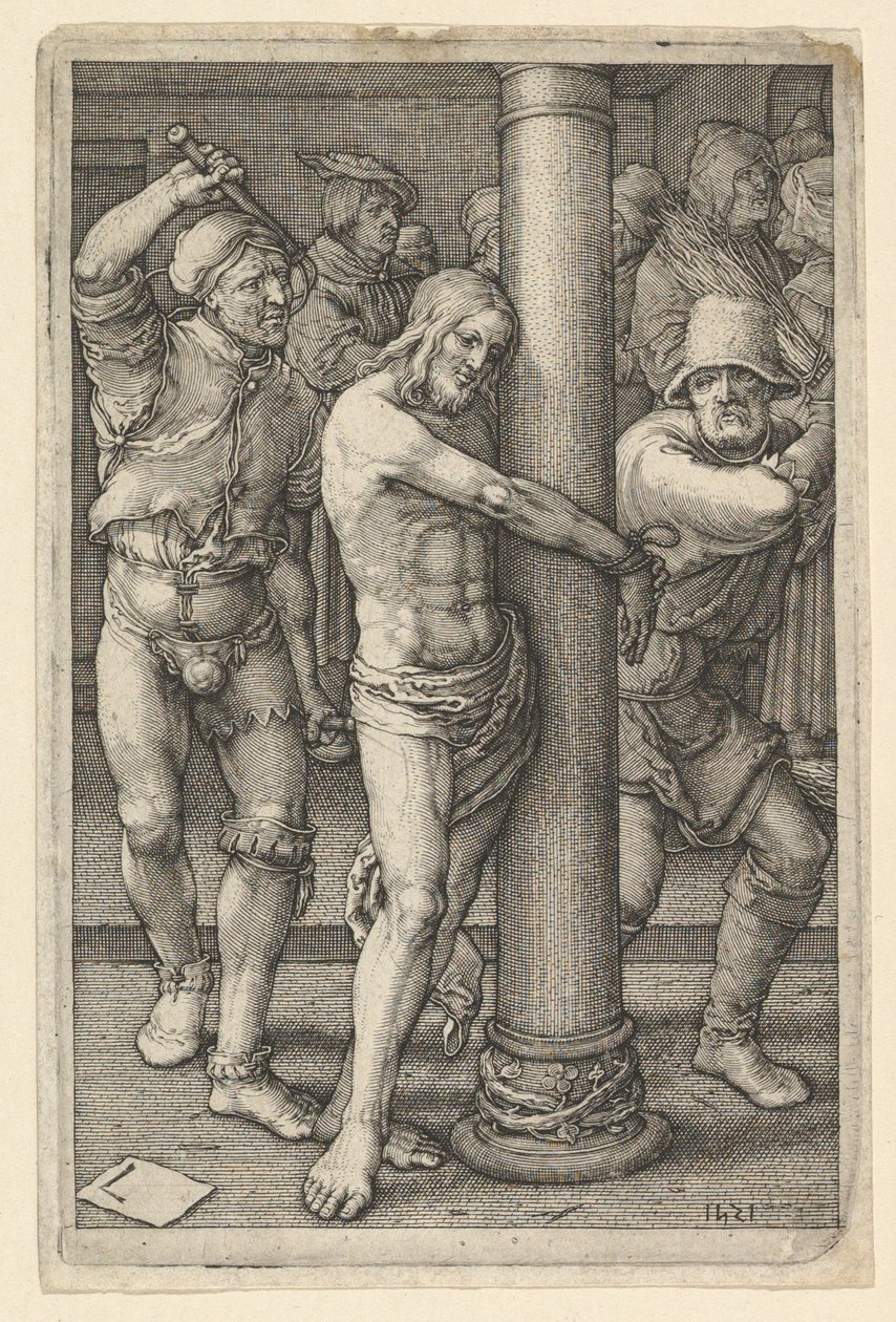 The Flaggelation copy.n.d. av Jan Muller