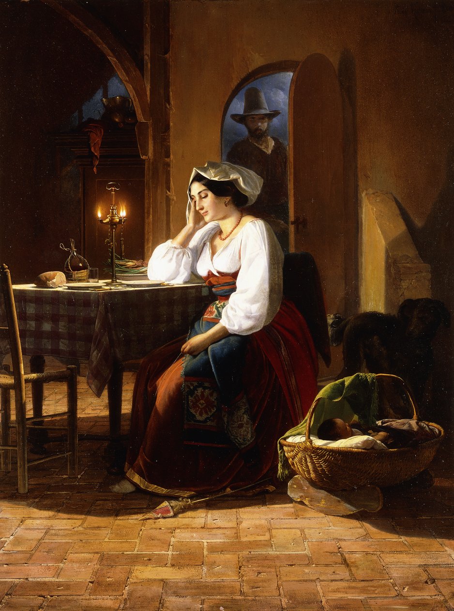 Sen hem, 1854 av Jan Philip Koelman