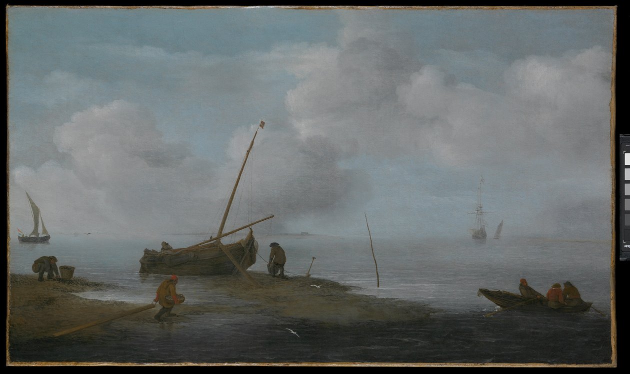 Musselfiske av Jan Porcellis