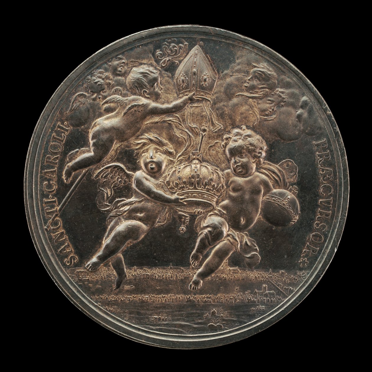 Allegorisk scen [omvänd], c. 1661. av Jan Roettiers