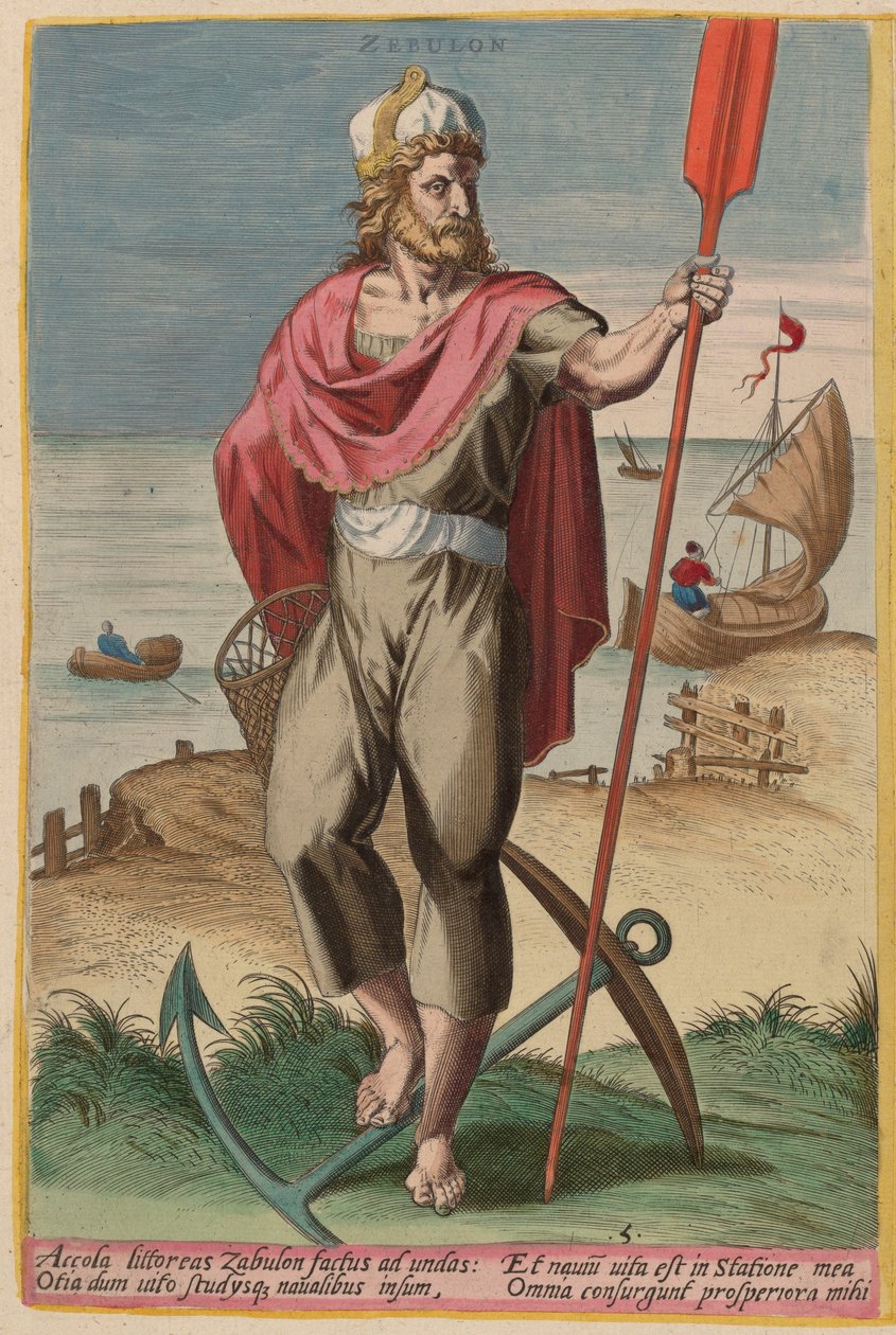 Zebulon av Jan Sadeler I after Crispen van den Broecke