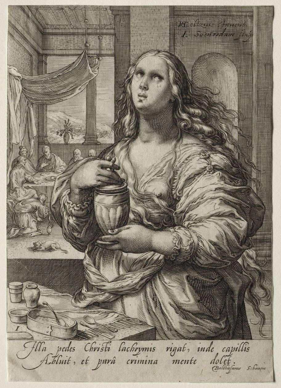 Nya testamentets hjältinnor: Maria Magdalena. av Jan Saenredam
