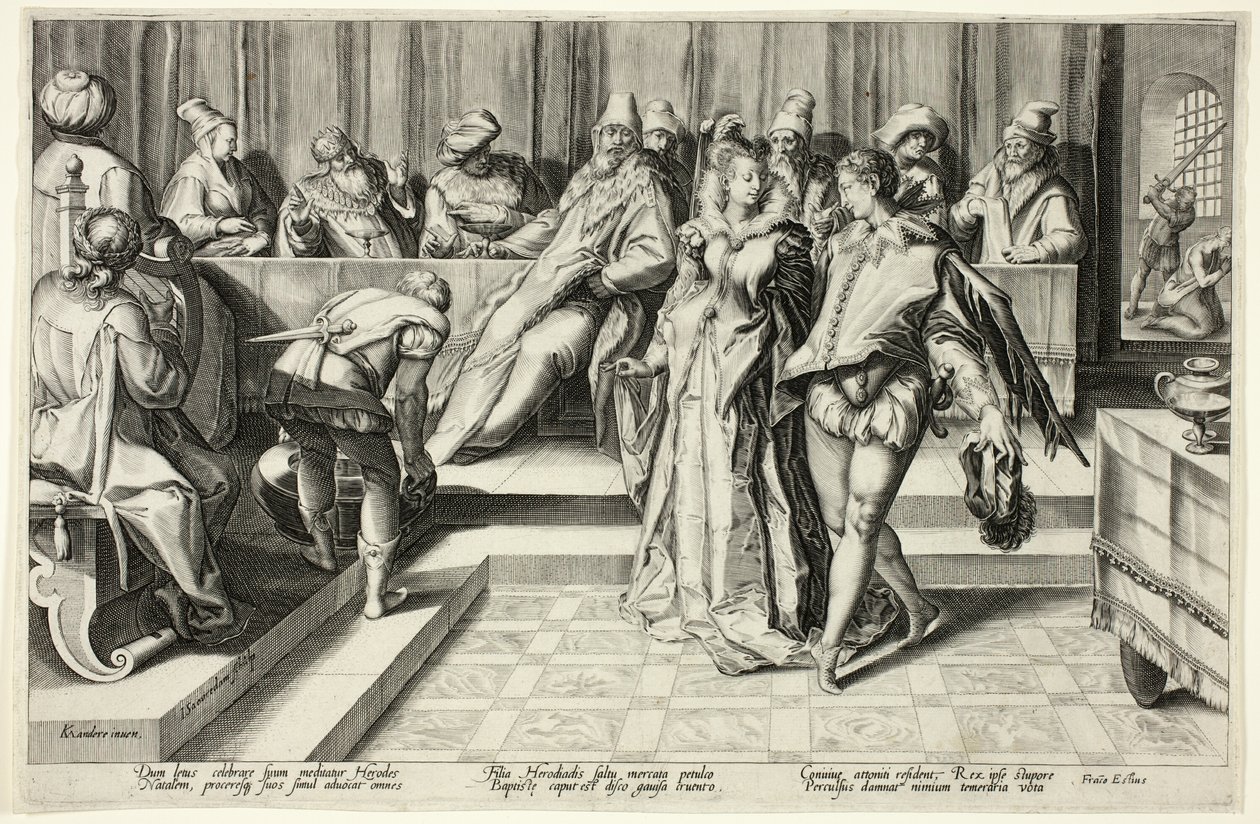 Salome dansar före Herodes av Jan Saenredam