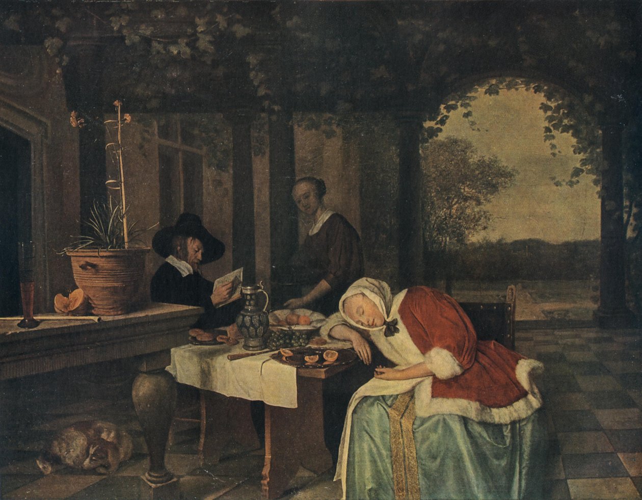 Efter måltiden av Jan Steen
