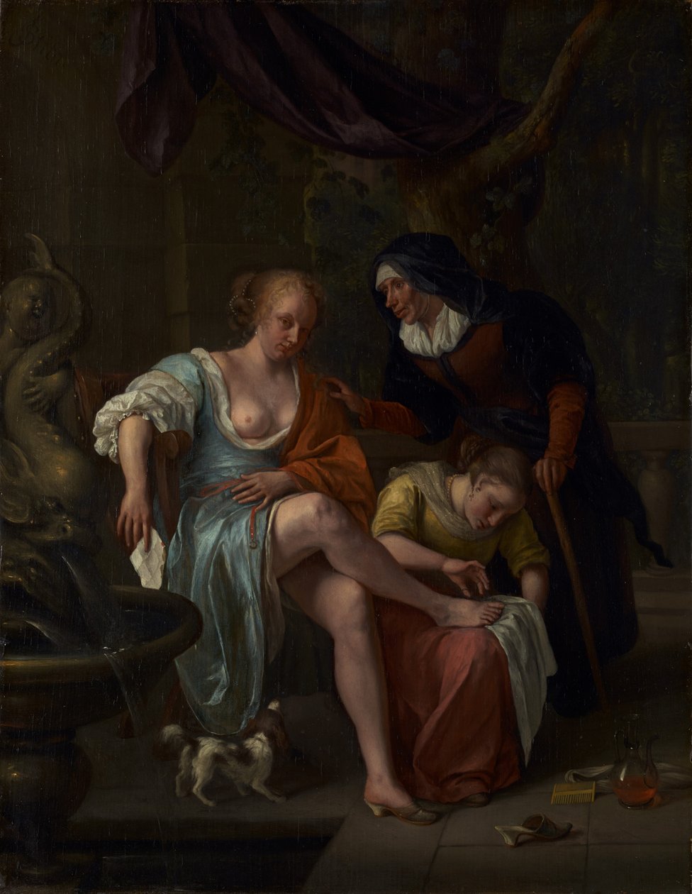 Bathsheba efter badet av Jan Steen