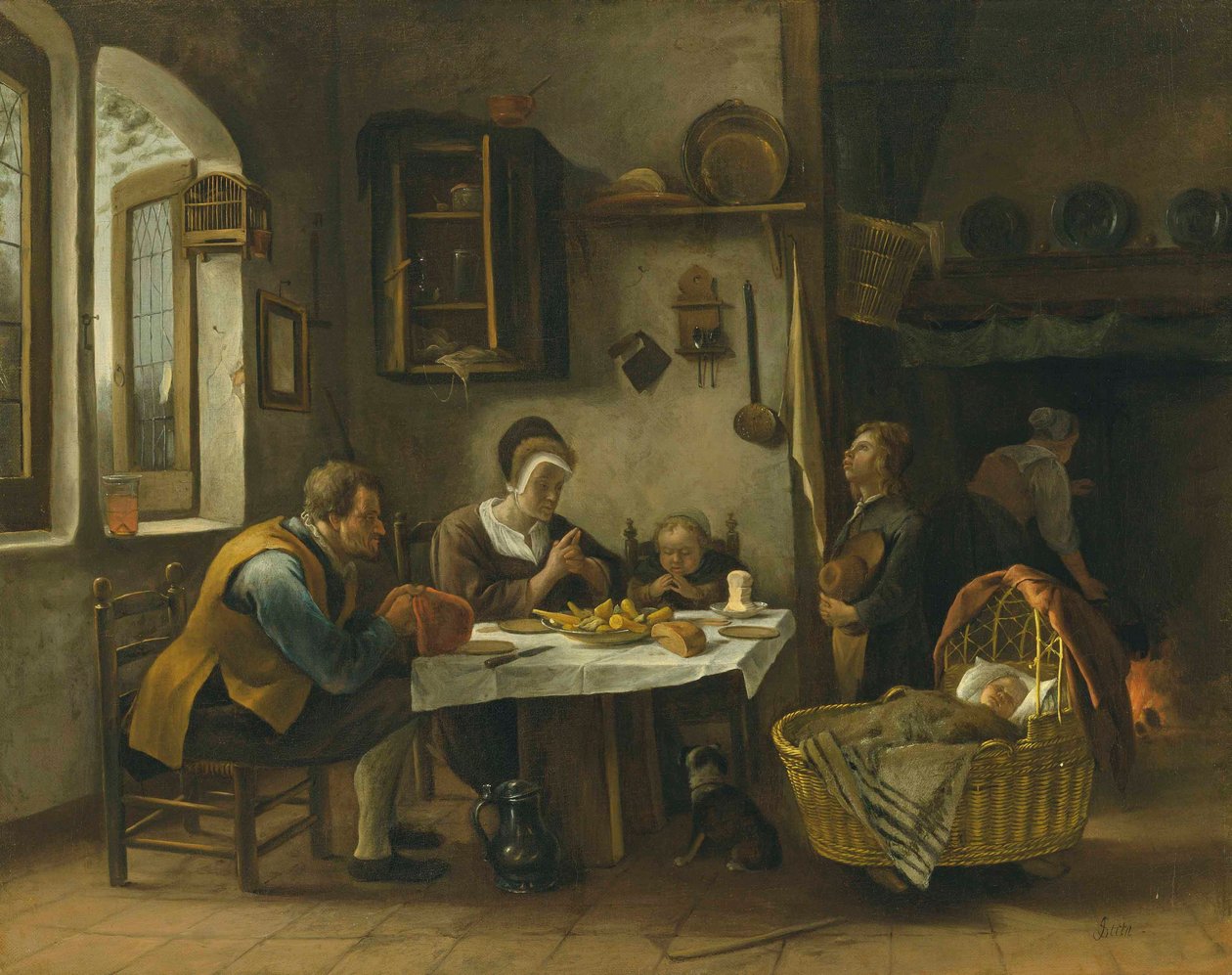 Nåd före kött av Jan Steen