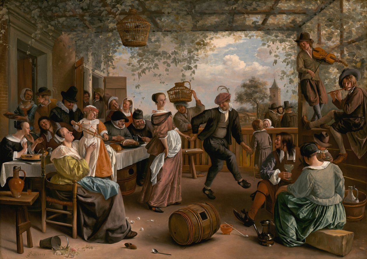 Det dansande paret, 1663. av Jan Steen
