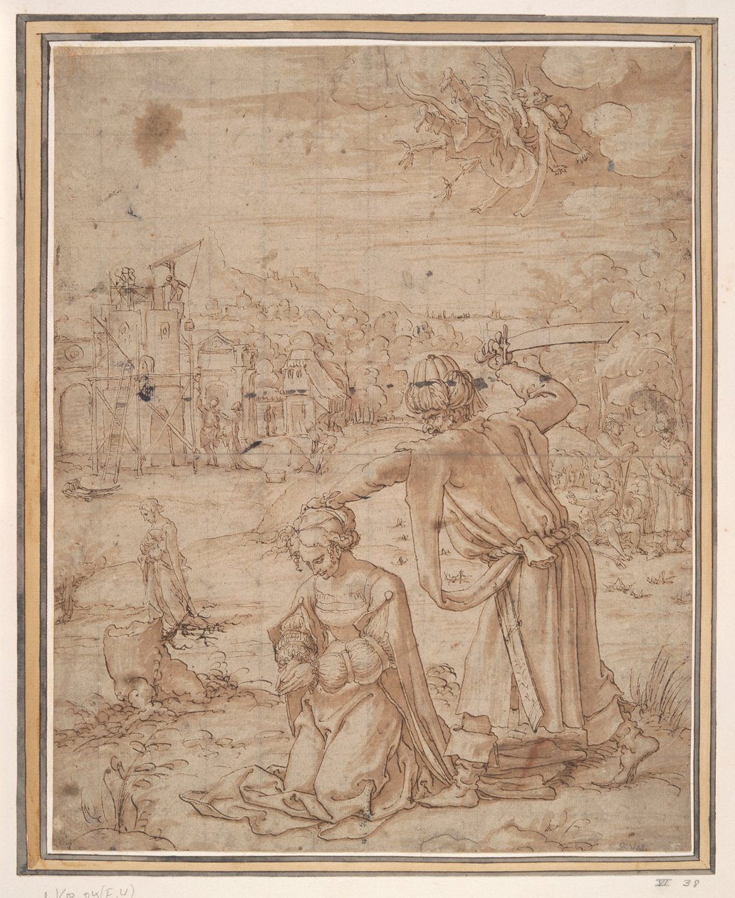 Halshuggning av St. Barbara av Jan Swart Van Groningen