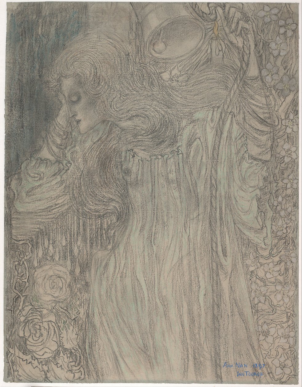 Drömmaren, 1897 av Jan Toorop