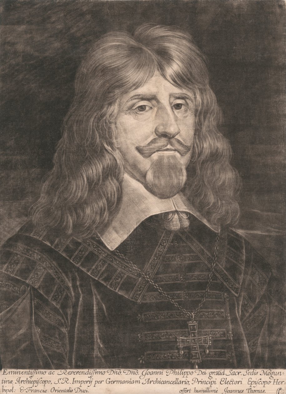 Johannes Philipp von Schönborn av Jan Thomas of Ypres