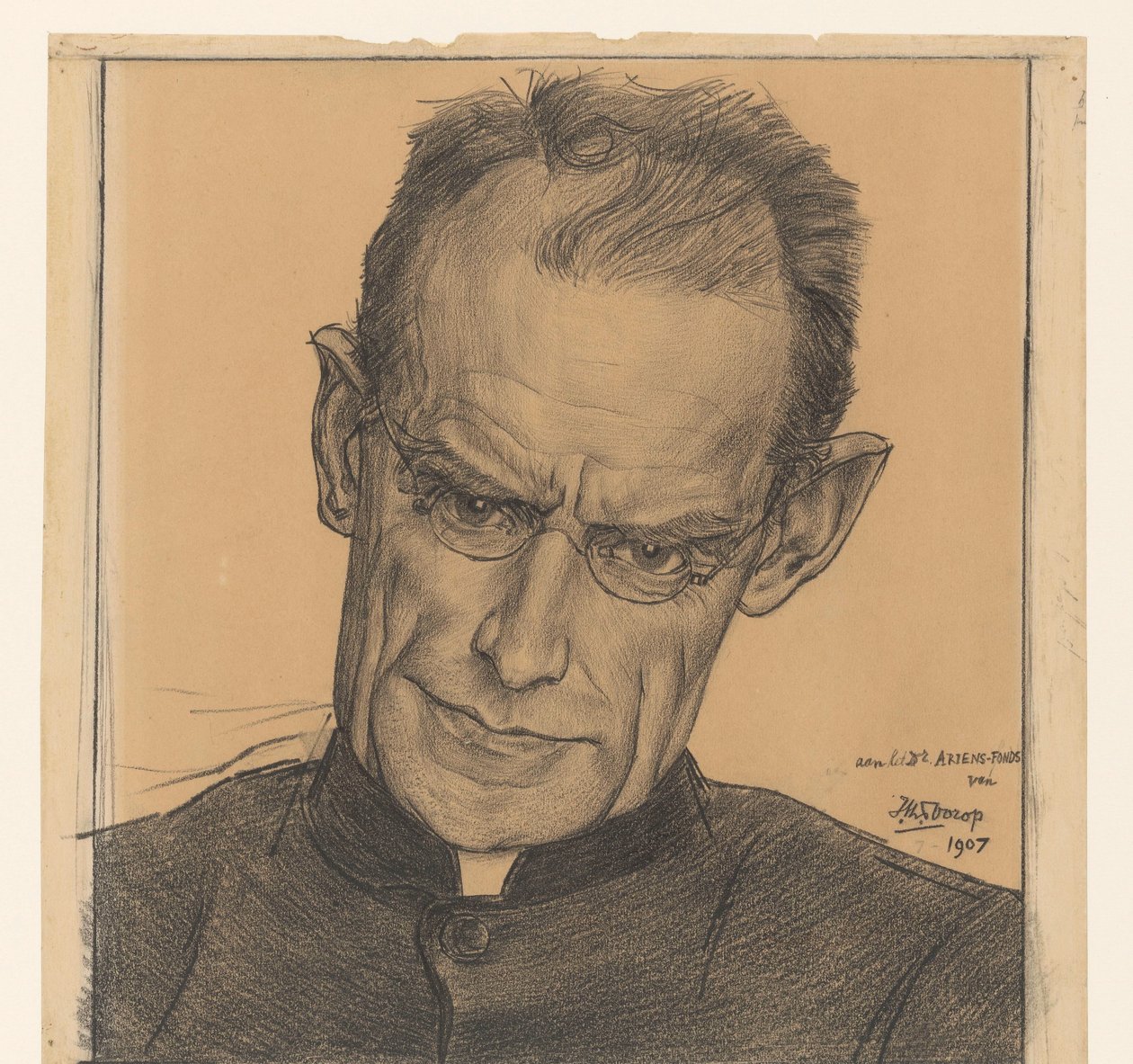 Porträtt av Dr. Ariens av Jan Toorop