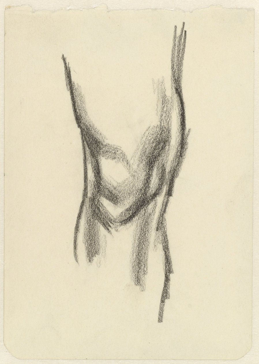 Studie av ett knä av Jan Toorop