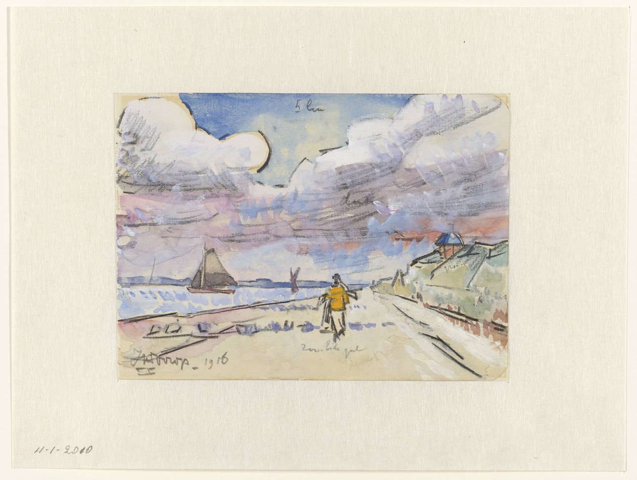 Vägen längs kanalen av Jan Toorop