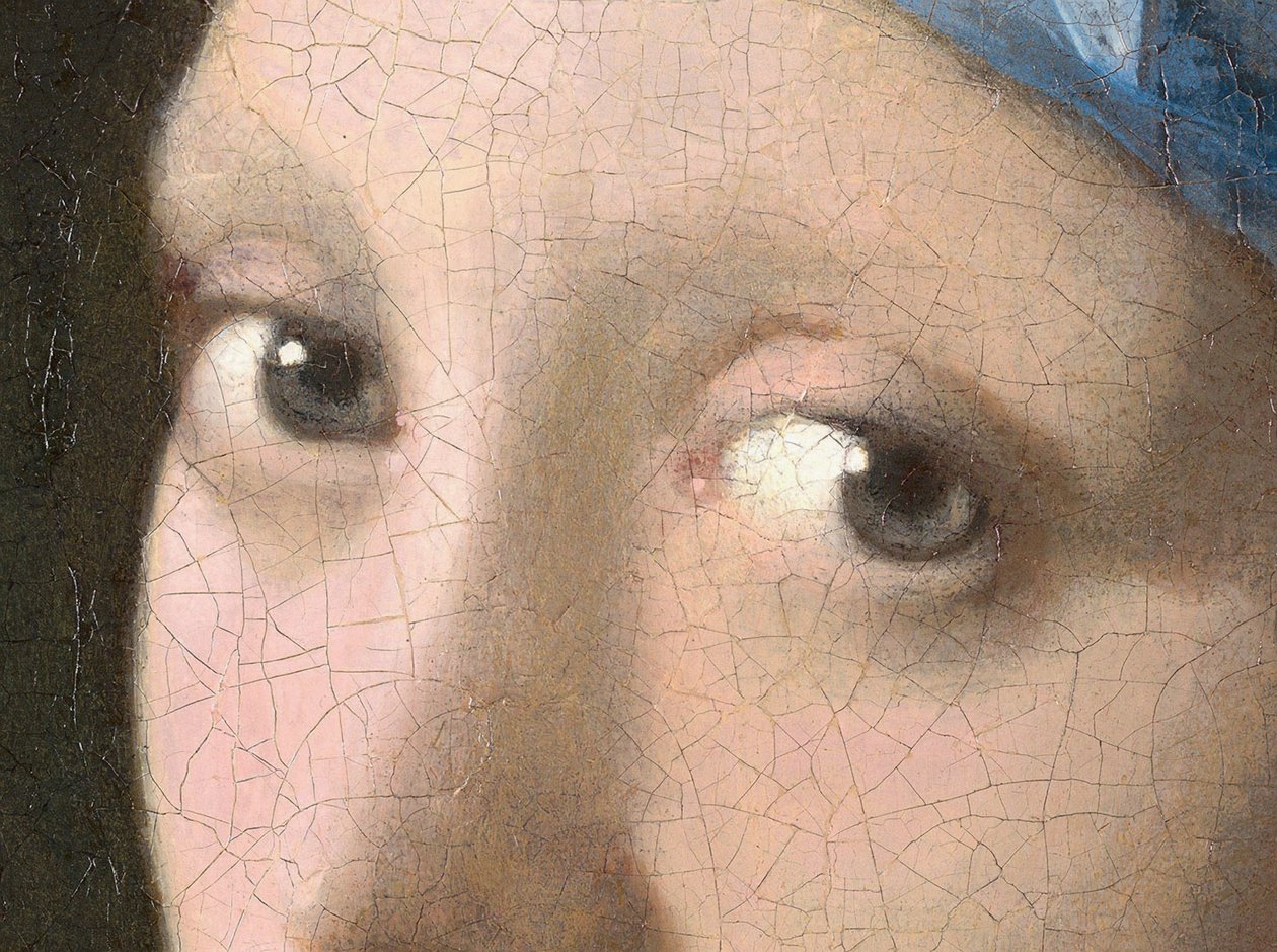 Flicka med ett pärlörhänge, c.1665-6 av Jan Vermeer van Delft