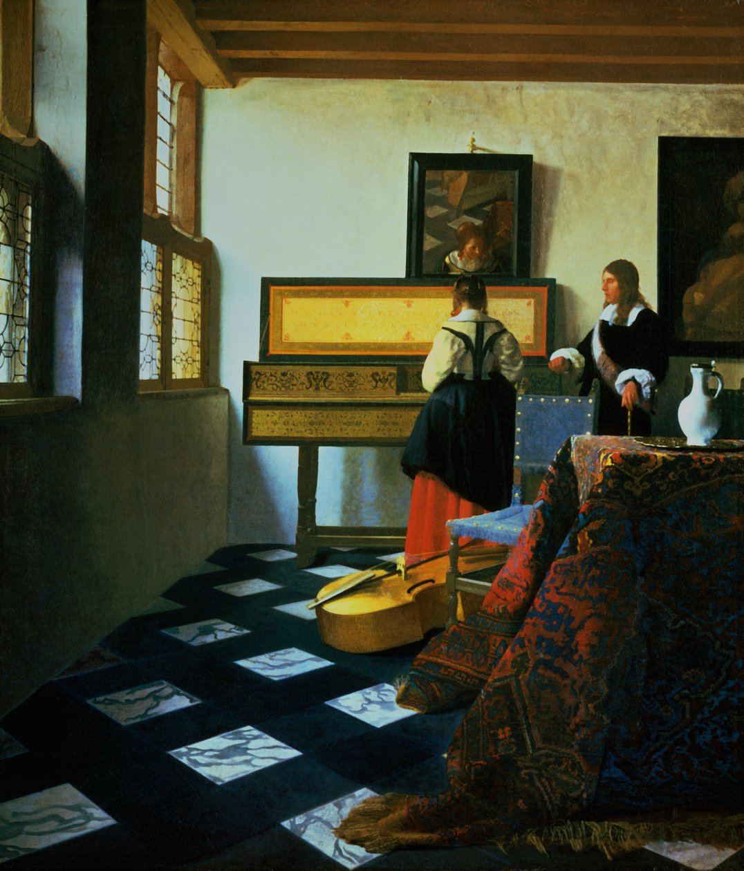 Lady at a Virginal, c1652-1675. av Jan Vermeer van Delft