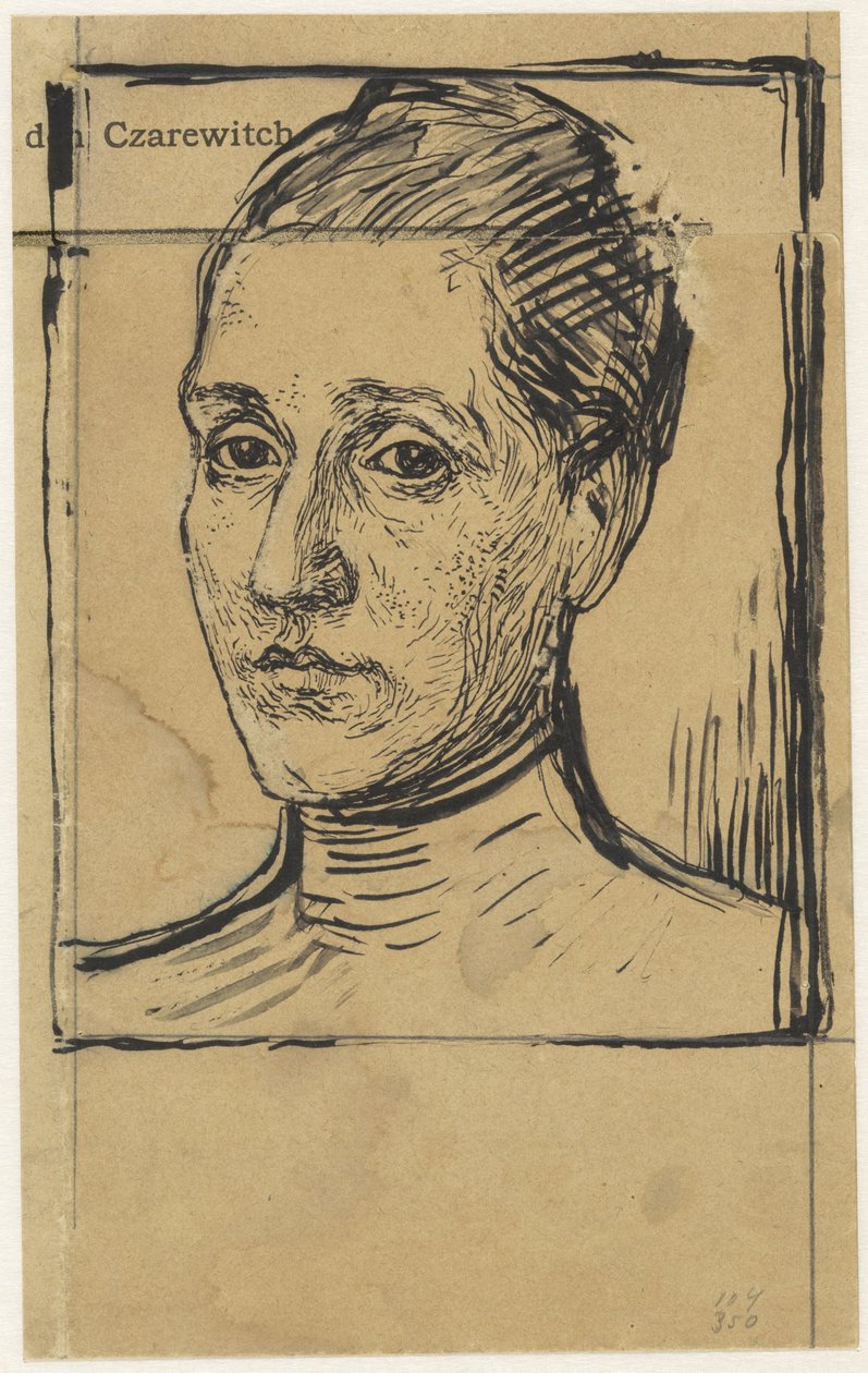 Porträtt av Anna Dorothea Veth-Dirks av Jan Veth