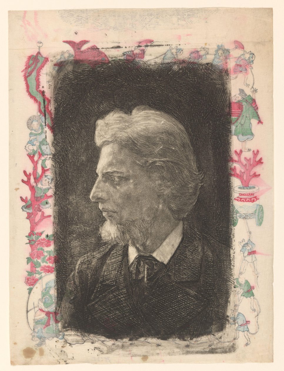 Porträtt av Jacques Perk av Jan Veth