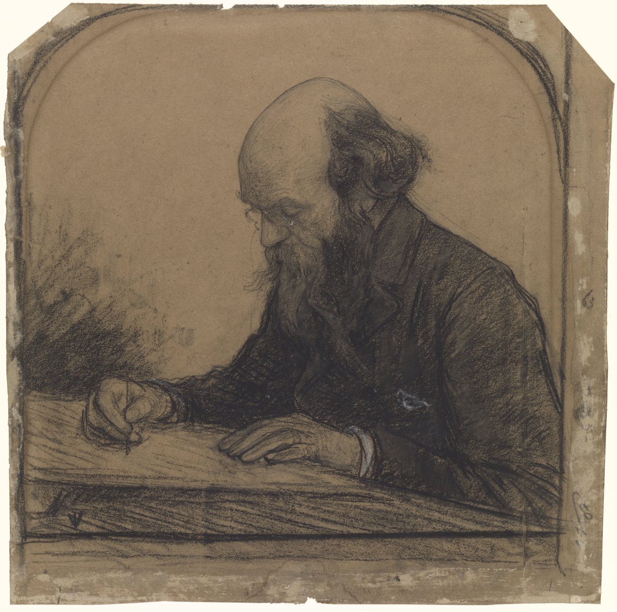 Porträtt av Petrus Josephus Hubertus Cuypers av Jan Veth