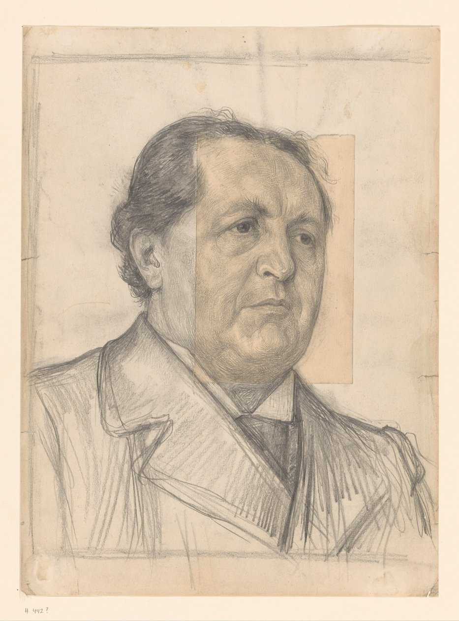 Porträtt En Dr Abraham Kuiper av Jan Veth