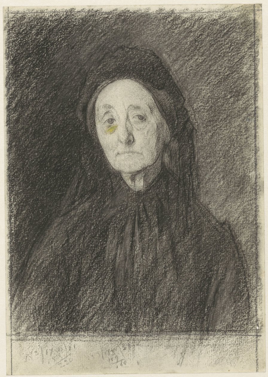 Porträtt av fru J.H. Giltay-Moll av Jan Veth