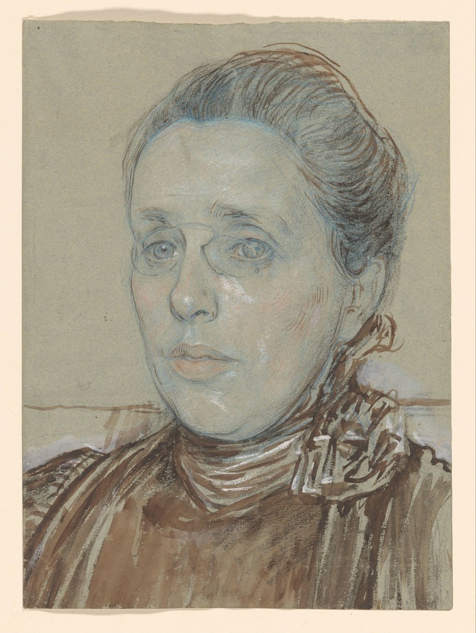 Porträtt av Madame Tutein Nolthenius-Tutein Nolthenius av Jan Veth