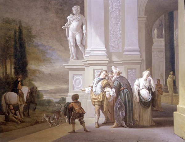 Den förlorade sonens avgång av Jan Baptist Weenix