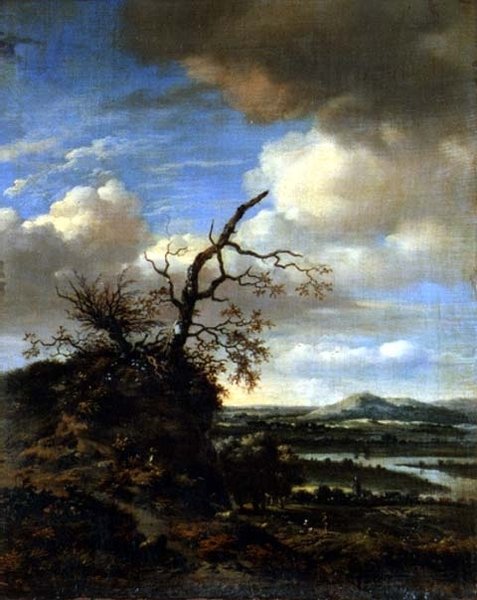 Vidsträckt flodlandskap c.1665/1670 av Jan Wiynants