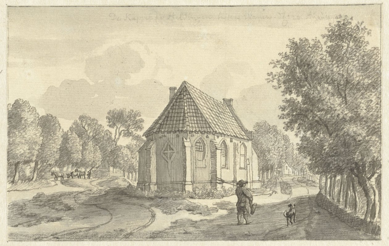 Helsdingens kyrka nära Vianen av Jan de Beijer