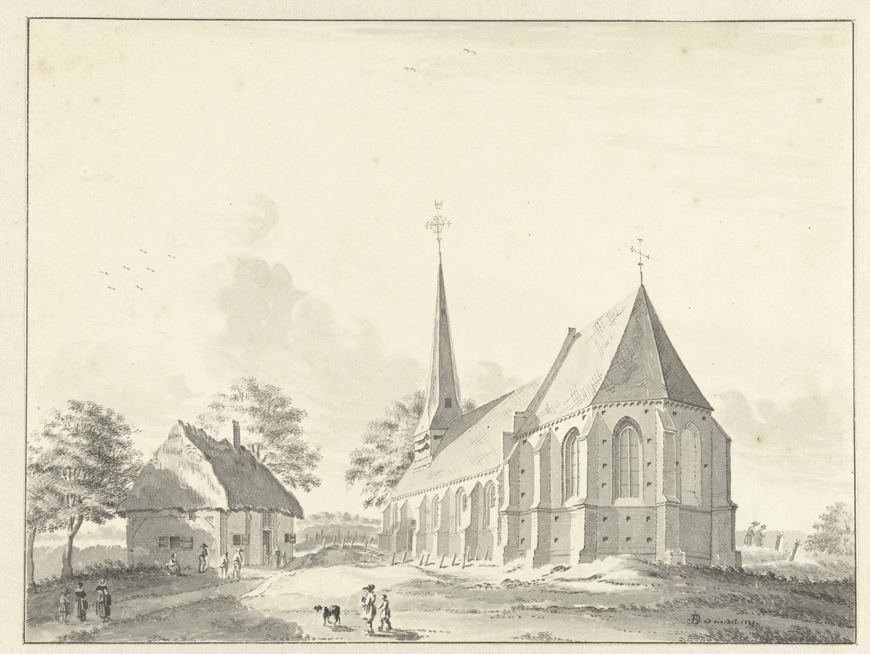 Kyrka i Aalst av Jan de Beijer