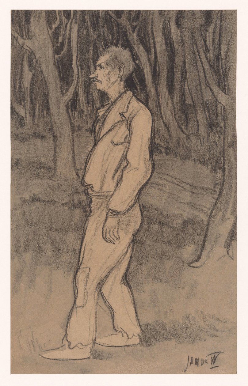 Arbetstagare av Jan de Waardt (signed by artist)