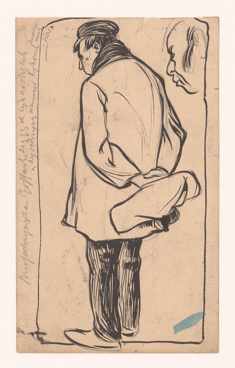 Stående man av Jan de Waardt