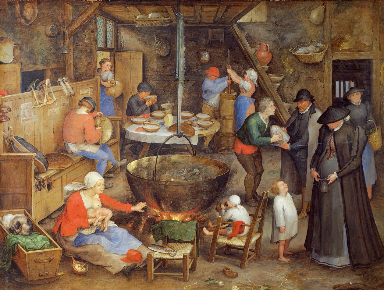 Besöket på gården av Jan the Elder Brueghel